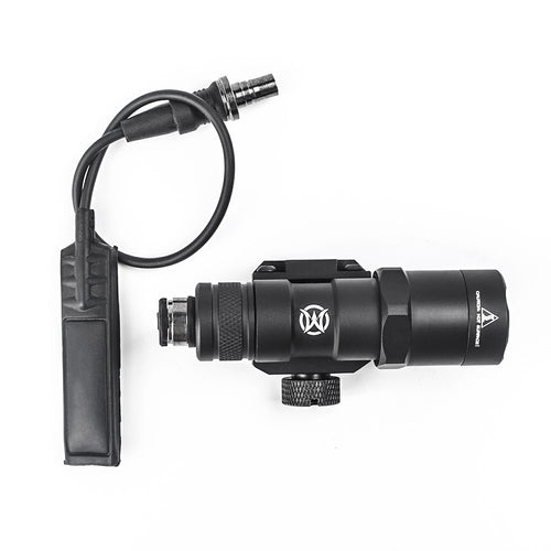 WADSN M300B Scout Light LED Flashlight with Single Pressure Switch Pad - BLACK (WD04033) - APEXTAC GEAR