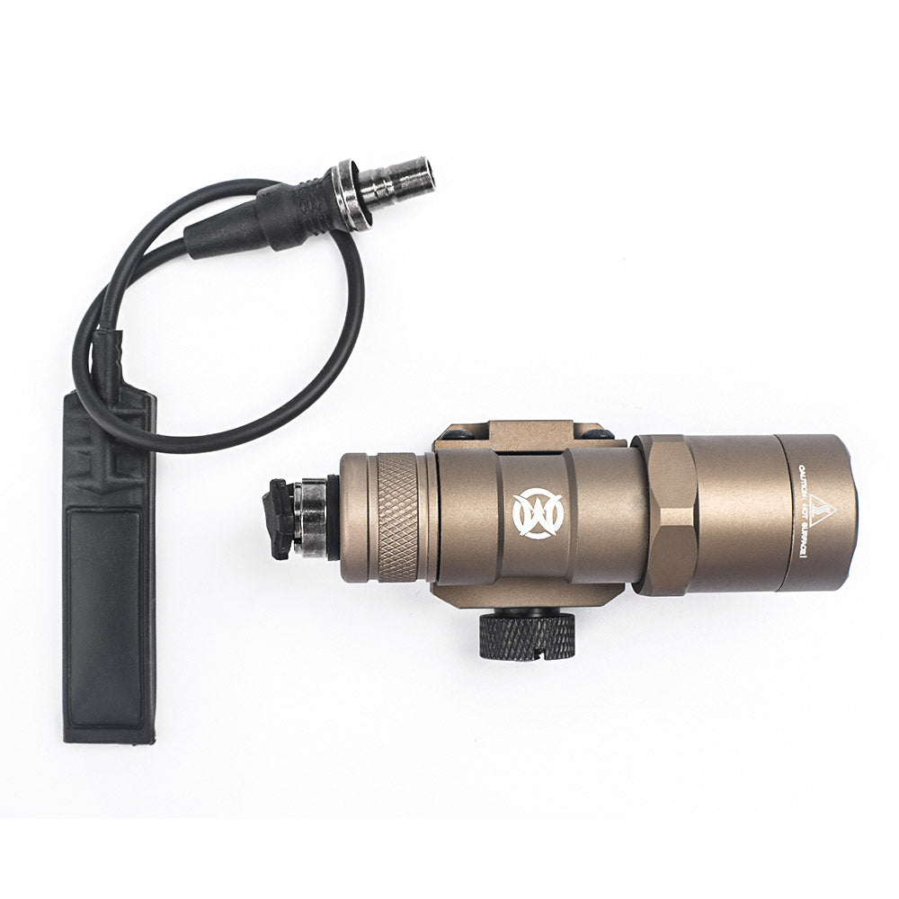 WADSN M300B Scout Light LED Flashlight with Single Pressure Switch Pad - TAN (WD04033) - APEXTAC GEAR