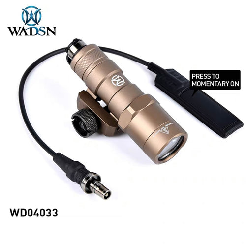 WADSN M300B Scout Light LED Flashlight with Single Pressure Switch Pad - TAN (WD04033) - APEXTAC GEAR