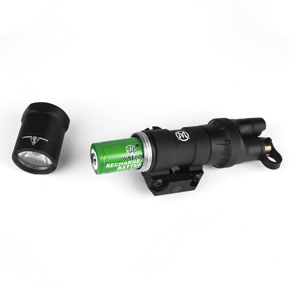 WADSN M300B MINI SCOUT LIGHT With SL07 Scout Dual Switch Version - BLACK (WD04036) - APEXTAC GEAR