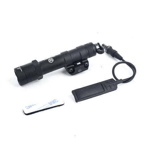 WADSN M600B Rail Mount LED Flashlight w/ Single Pressure Pad Version - BLACK - APEXTAC GEAR