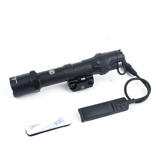 WADSN M600B Rail Mount LED Flashlight w/ SL07 Scout Dual Switch Version - BLACK - APEXTAC GEAR