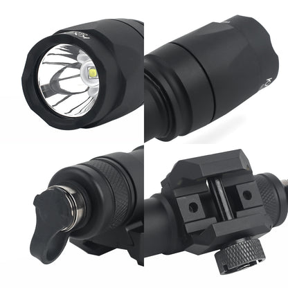 WADSN M600C SCOUT LIGHT Rail Mount Flashlight Single Pressure Pad Version - BLACK - APEXTAC GEAR
