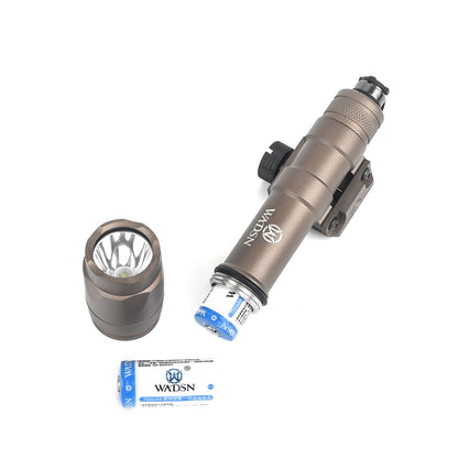WADSN M600C SCOUT LIGHT Rail Mount Flashlight w/ Dual Function Tape Switch - TAN - APEXTAC GEAR