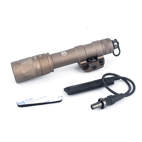 WADSN M600W SCOUT LIGHT LED Strobe Flashlight w/ Single Pressure Pad - TAN - APEXTAC GEAR