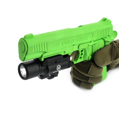 WADSN X400 Tactical LED Rail Mount Light w/ GREEN Laser - BLACK (WD04062) - APEXTAC GEAR