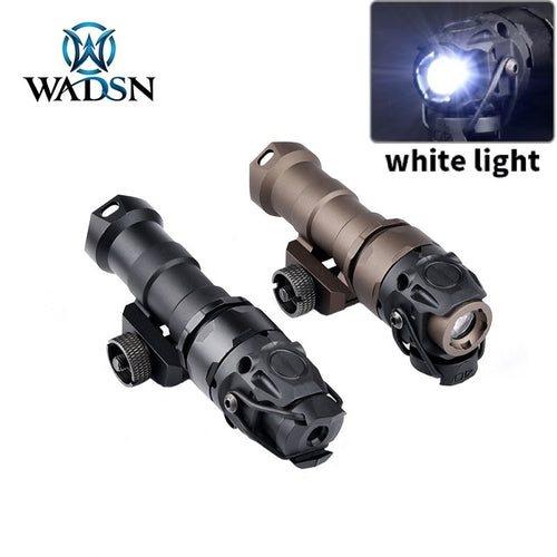 WADSN KIJI K1-10 Tactical Rail Mount Flashlight illumination Scout Light - WHITE - APEXTAC GEAR