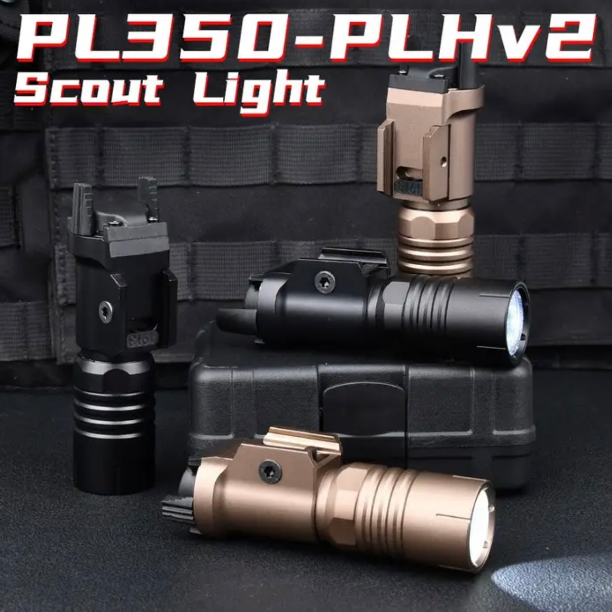WADSN ML PL350-PLHv2 Pistol Light Package Ver. 2.0 Flashlight (WD04096) - APEXTAC GEAR