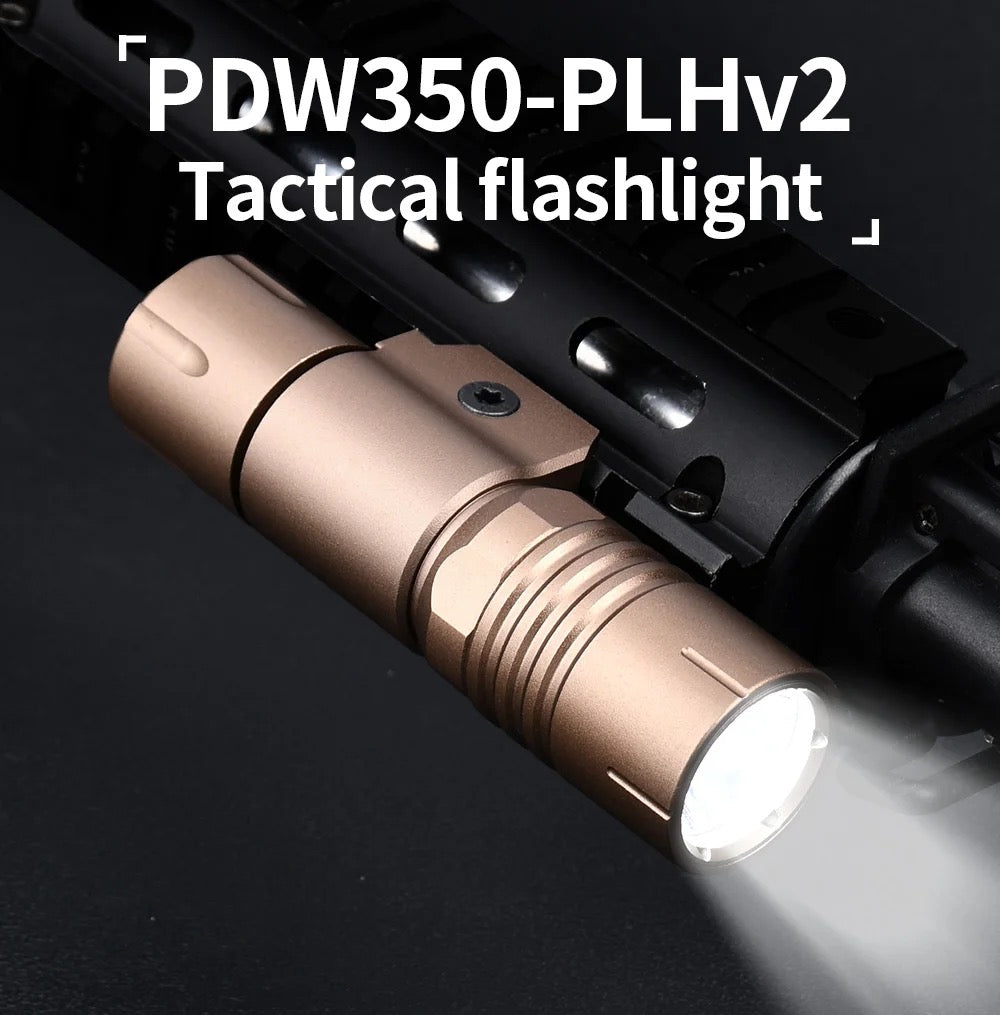 WADSN ML PLHv2 - PDW350 Light Package 2.0 Rail Mount Tactical Flashlight (WD04097) - APEXTAC GEAR