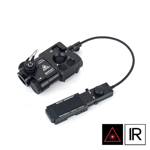 WADSN Perst-4 Combined Device Gen.3.0 (Red & IR Laser) (Aluminum) - BLACK - APEXTAC GEAR