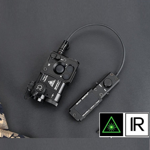 WADSN Perst-4 Combined Device Gen.3.0 (GREEN & IR Laser) (Aluminum) - BLACK - APEXTAC GEAR