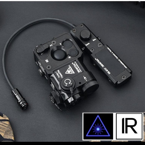 WADSN Perst-4 Combined Device Gen.3.0 (BLUE & IR Laser) (Aluminum) - BLACK - APEXTAC GEAR