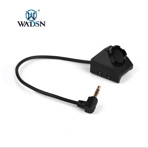 WADSN Hot Button Picatinny Rail Mount Switch for PEQ (3.5mm) - BLACK - APEXTAC GEAR