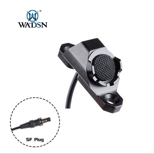 WADSN Hot Button M-LOK & Keymod Rail Mount Switch for Surefire Flashlight - BK - APEXTAC GEAR