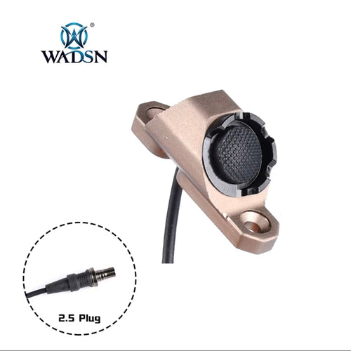 WADSN Hot Button M-LOK & Keymod Rail Mount Switch for Surefire Flashlight - TAN - APEXTAC GEAR