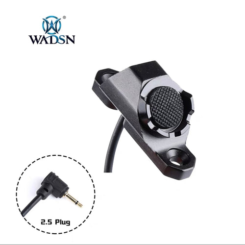 WADSN Hot Button M-LOK & Keymod Rail Mount Switch for PEQ (2.5mm) - BLACK - APEXTAC GEAR