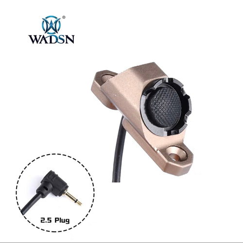 WADSN Hot Button M-LOK & Keymod Rail Mount Switch for PEQ (2.5mm) - TAN - APEXTAC GEAR