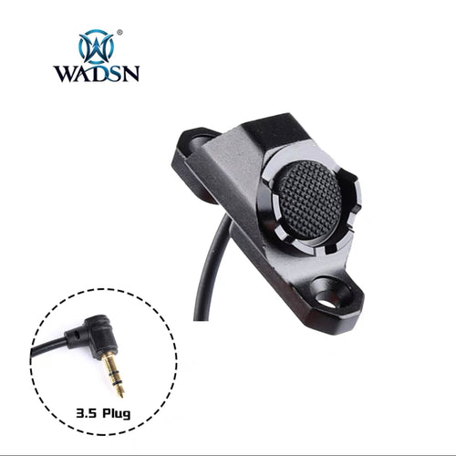 WADSN Hot Button M-LOK & Keymod Rail Mount Switch for PEQ (3.5mm) BLACK - APEXTAC GEAR
