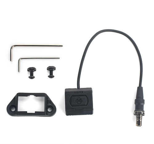 WADSN M300B MINI SCOUT LIGHT With Modlite ModButton Lite Version - BLACK - APEXTAC GEAR