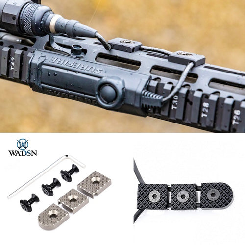 WADSN KeyMod & M-LOK Wire Guide System Set - TAN (MA) (WD07024) - APEXTAC GEAR