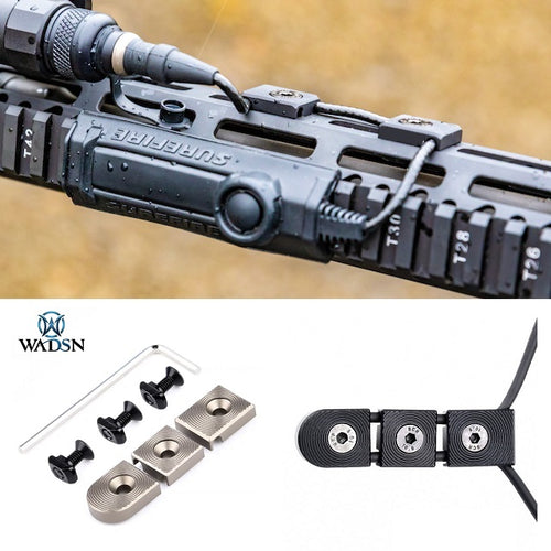 WADSN KeyMod & M-LOK Wire Guide System Set - TAN (OR) (WD07024) - APEXTAC GEAR