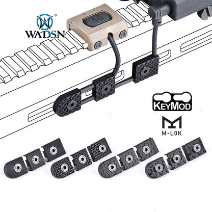 WADSN KeyMod & M-LOK Wire Guide System Set - TAN (MA) (WD07024) - APEXTAC GEAR