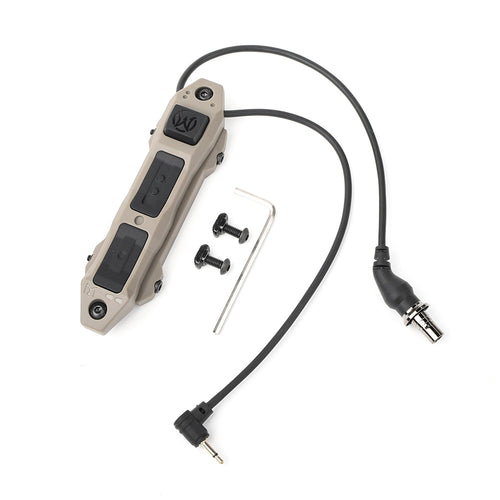 WADSN Augmented Dual Function Tape Switch With Lock For Surefire B + 2.5mm - TAN - APEXTAC GEAR