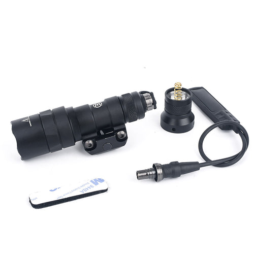 WADSN M300C Mini Scout Light LED Flashlight with Two Control Kit Version - BLACK - APEXTAC GEAR