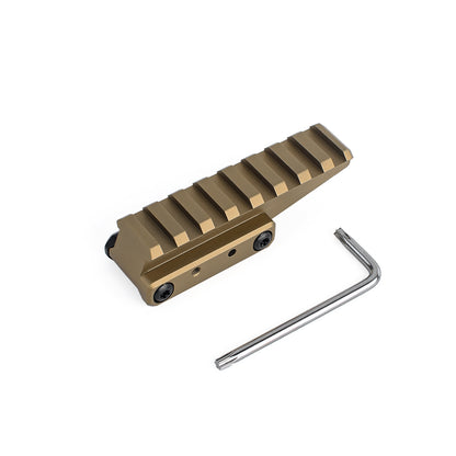 WADSN FAST Optics Riser Mount Red Dot Rail Mount for 20mm Rail - TAN (WS02007) - APEXTAC GEAR