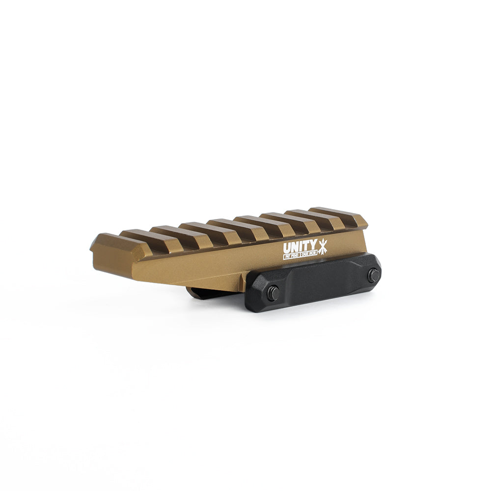 WADSN FAST Optics Riser Mount Red Dot Rail Mount for 20mm Rail - TAN (WS02007) - APEXTAC GEAR