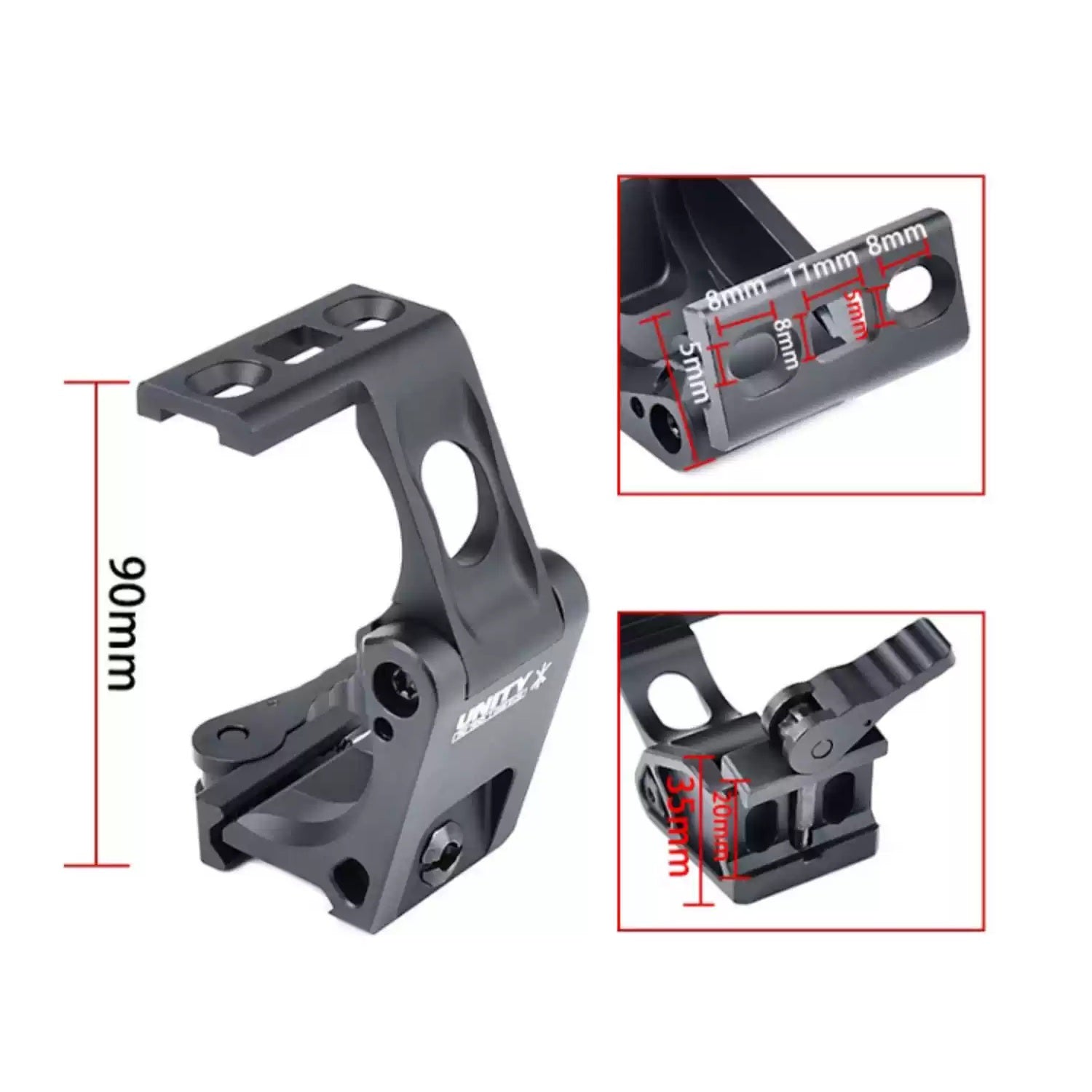 WADSN AIM-O FAST FTC ET G43 Magnifier Scope Mount- TAN (WS02011) - APEXTAC GEAR