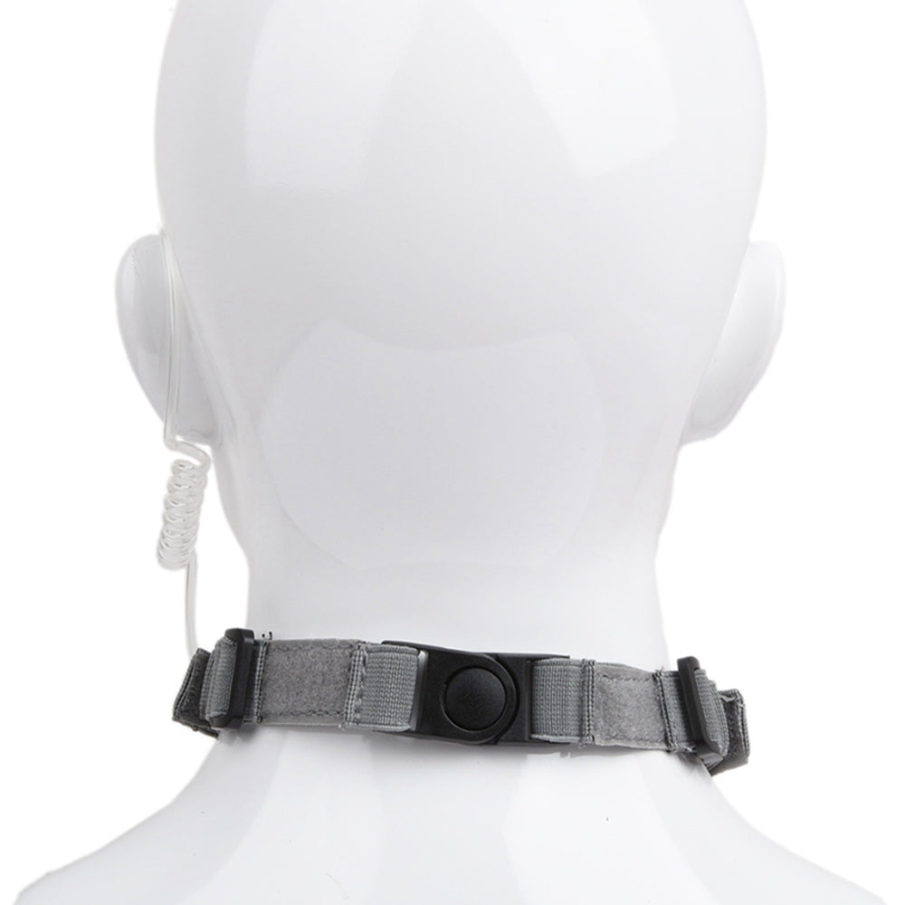 WADSN Tactical Throat Mic Headset with Tube Earpiece - FG Green - APEXTAC GEAR