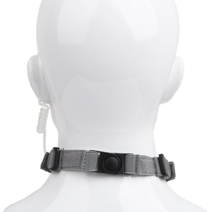 WADSN Tactical Throat Mic Headset with Tube Earpiece - FG Green - APEXTAC GEAR